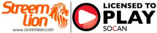 Streemlion — Licensed to play, SOCAN